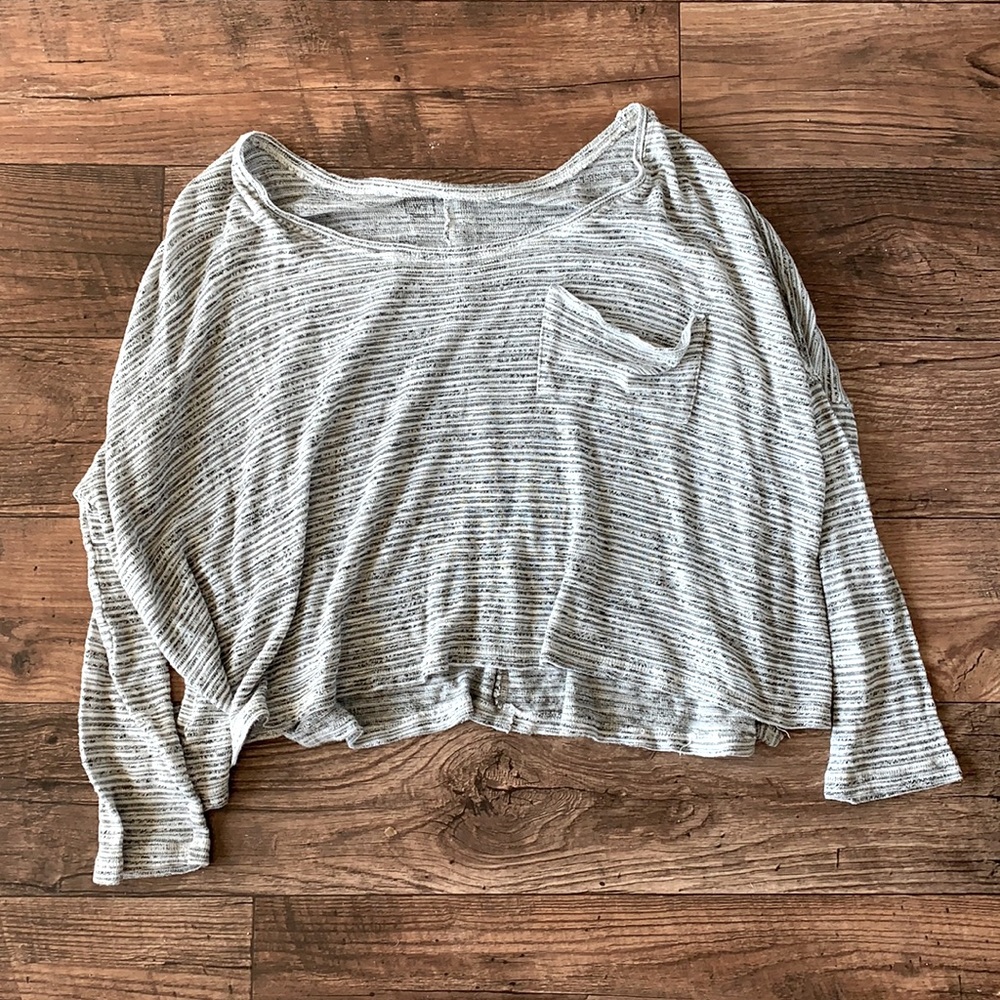 Me to We Striped Pocket Tee